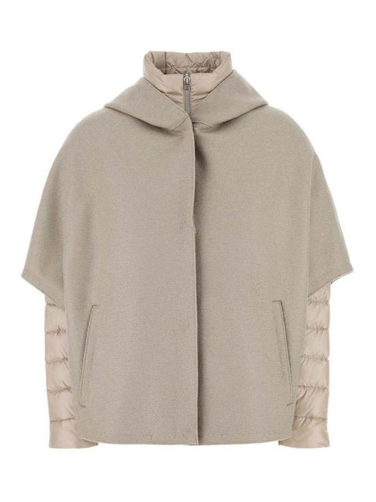  에르노 펠트 울 & 울트라라이트 나일론 리조트 케이프 PI00154DR333721983 Yellow