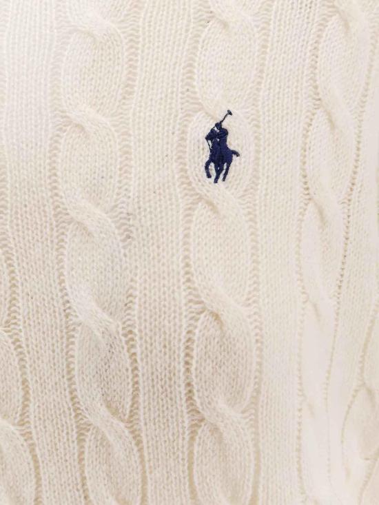  폴로 랄프로렌 폴로 자수 케이블 니트 스웨터 211972115004 Cream - POLO RALPH LAUREN