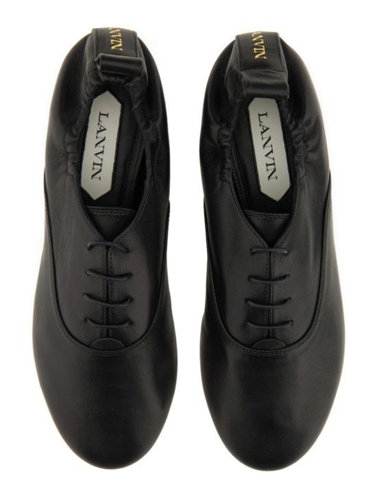 25SS 랑방 플랫 슈즈 FW CSML07 NAPA P2510 Black - LANVIN