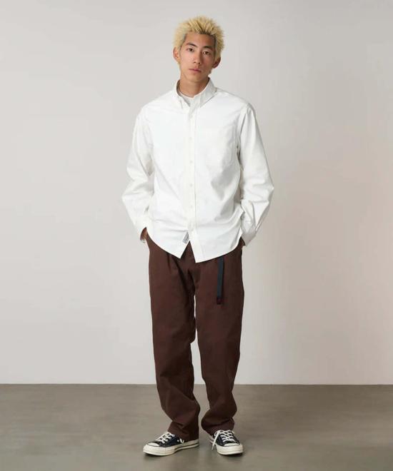  그라미치 긴팔 셔츠 옥스포드 버튼 다운 스탠스 - GRAMICCI