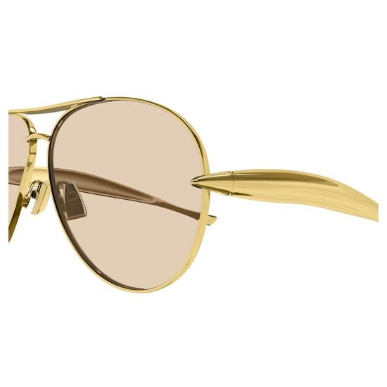  보테가베네타 선글라스 BV1305S 002 Gold - BOTTEGA VENETA