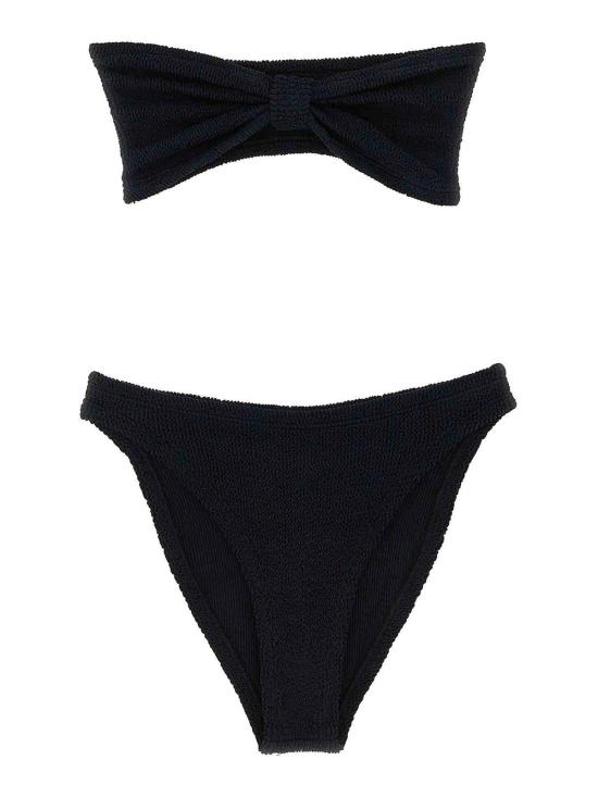  훈자 지 비키니 수영복 JEANBIKINIBLACK Black