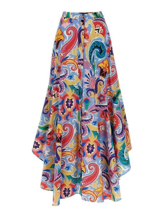  에트로 미디 스커트 WRFA010699SA5H9X0887 Multicolour