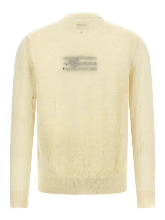  MM6 메종마르지엘라 스웨터 SH0HL0033M13134103 Beige - MM6 MAISON MARGIELA