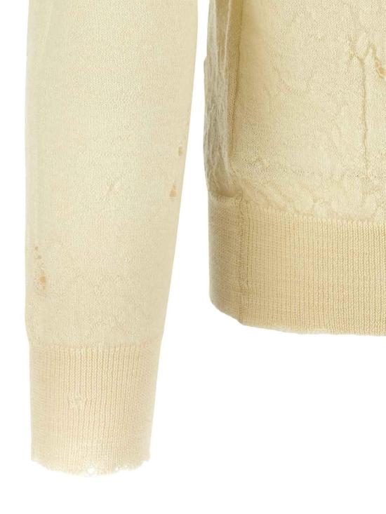  MM6 메종마르지엘라 스웨터 SH0HL0033M13134103 Beige - MM6 MAISON MARGIELA