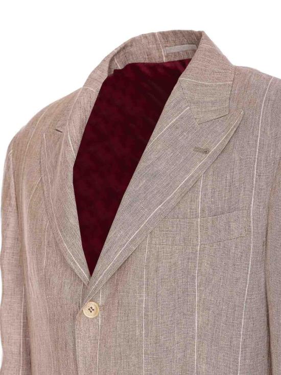  브루넬로 쿠치넬리 수트 자켓 MB4007BFDC018 Beige - BRUNELLO CUCINELLI