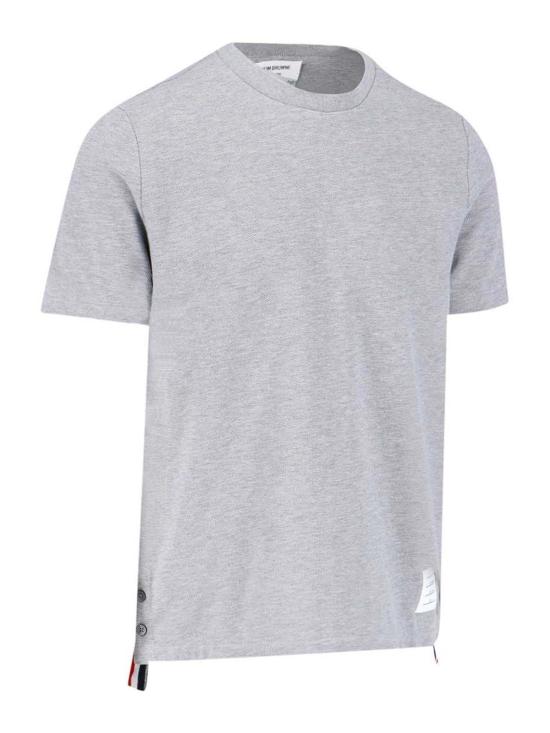 26FW 톰브라운 피케 센터 백 스트라이프 릴렉스 핏 티셔츠 MJS056A00050055 GREY - THOM BROWNE
