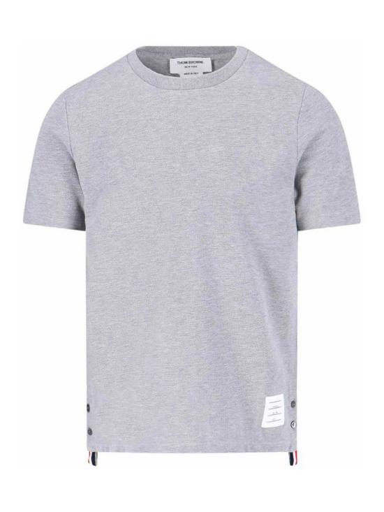 26FW 톰브라운 피케 센터 백 스트라이프 릴렉스 핏 티셔츠 MJS056A00050055 GREY