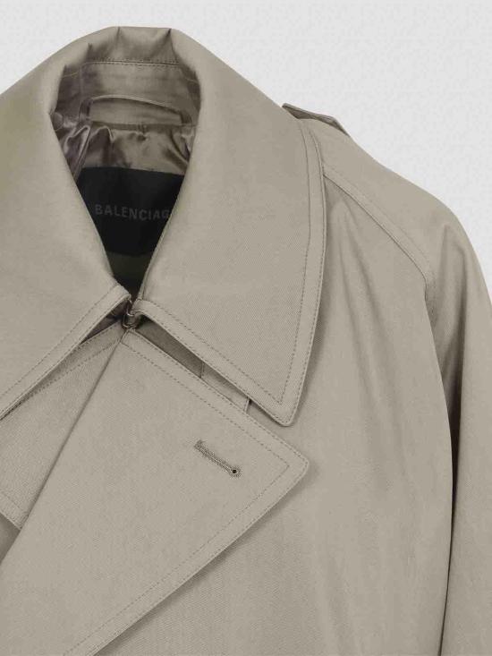 26FW 발렌시아가 벨트 더블 브레스티드 트렌치코트 839117TSP139772 Beige - BALENCIAGA