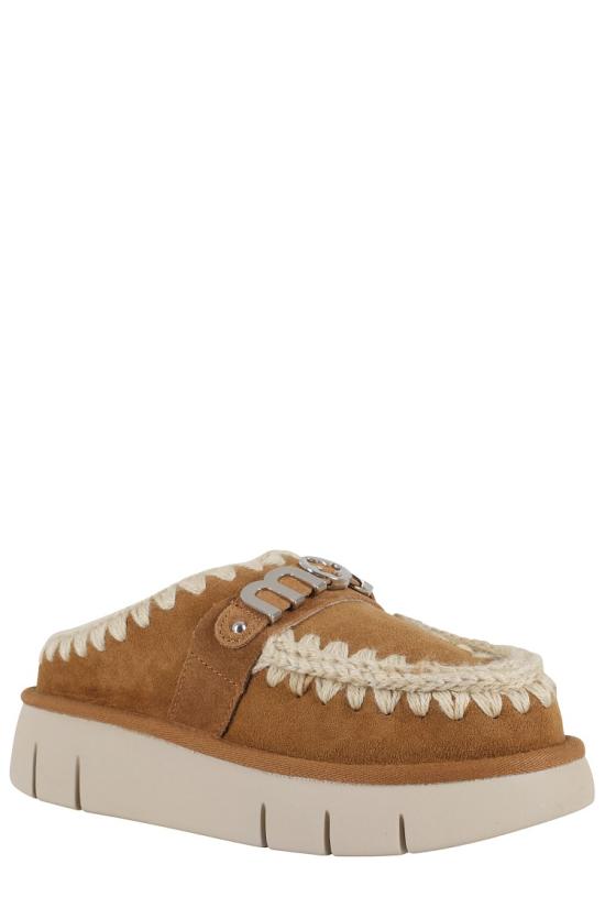 25FW 모우 플랫 슈즈 MUFW531001A 097 Brown - MOU