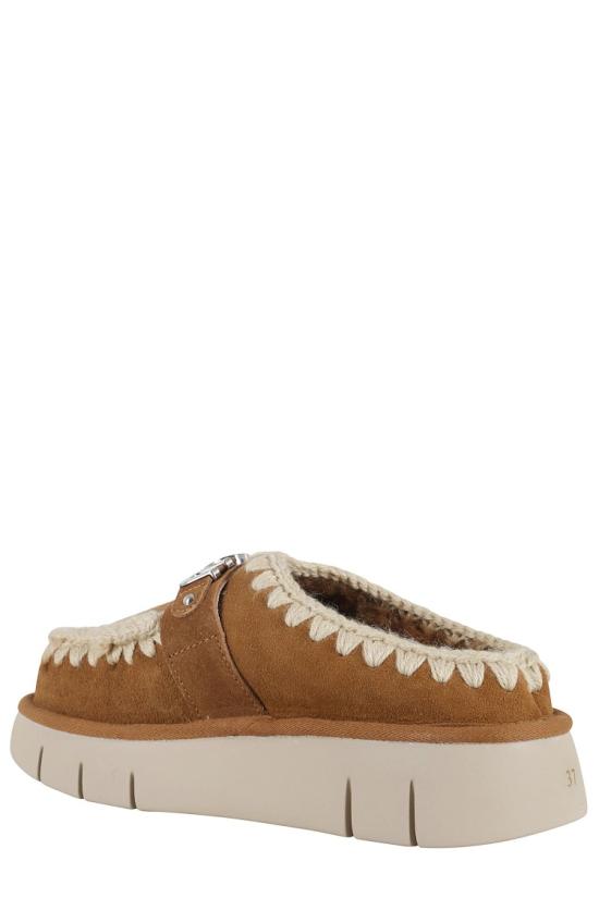 25FW 모우 플랫 슈즈 MUFW531001A 097 Brown - MOU