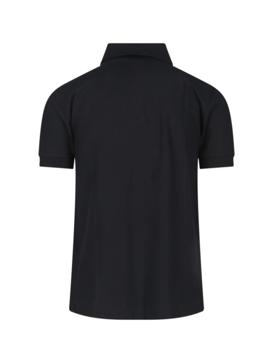 25FW 버버리 메탈 EKD 코튼 폴로 셔츠 8116183A1189 Black - BURBERRY