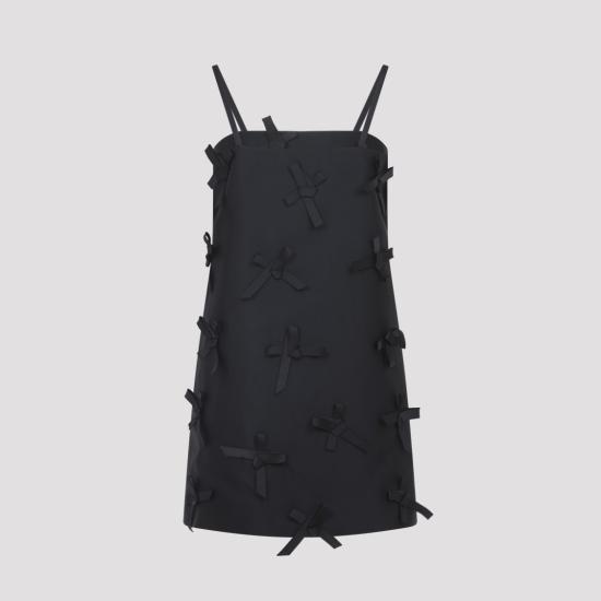 25FW 질샌더 숏 원피스 J03CT0534 J55099 Black - JIL SANDER