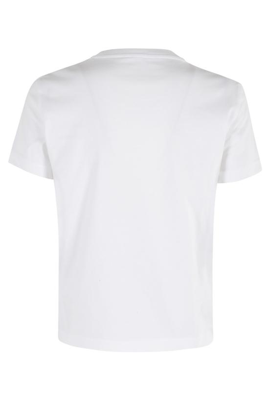 25FW 카사블랑카 반팔 티셔츠 WAW25JTS02002 097 White - CASABLANCA