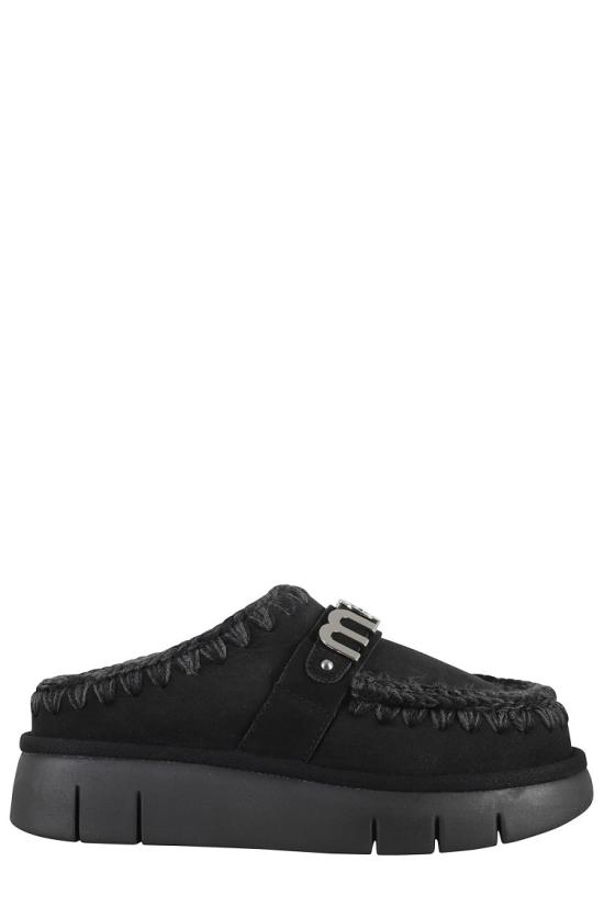 25FW 모우 뮬/슬리퍼 MUFW531001A 097 Black