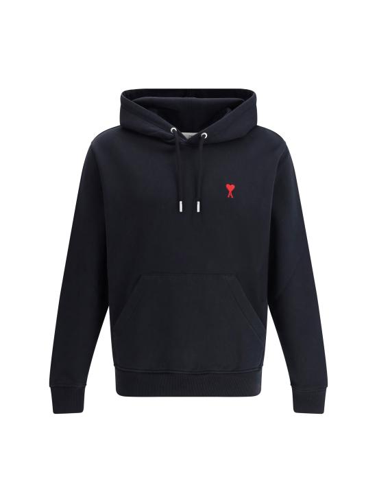 26SS 아미 후드 티셔츠 BFUSW235730 001 BLACK