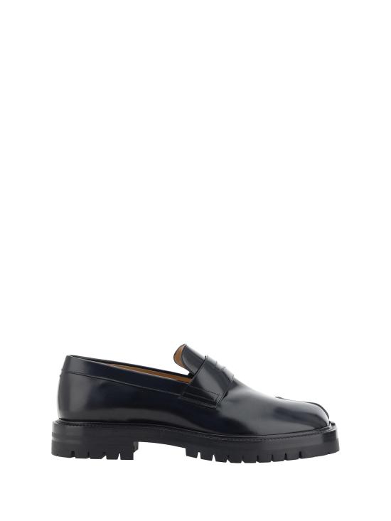 26FW 마르지엘라 타비 브러쉬드 카프스킨 로퍼 S57WR0139P3827 H8396 BLACK