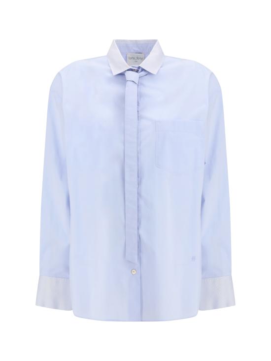 25FW 포르테포르테 셔츠 14401MYSHIRT F48M5044 LIGHT BLUE