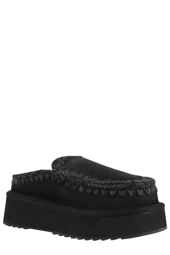 25FW 모우 플랫 슈즈 MUFW681004A 097 Black - MOU