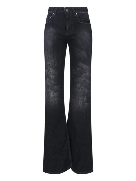 25FW 발렌시아가 와이드 레그 팬츠 852328 TTW671037 Black