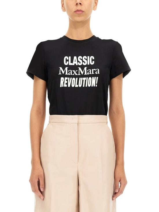  막스마라 반팔 티셔츠 GERARD 004012 BLACK