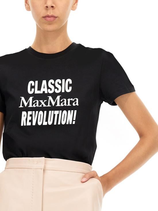  막스마라 반팔 티셔츠 GERARD 004012 BLACK - MAX MARA
