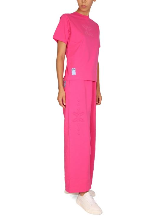  알렉산더 맥퀸 반팔 티셔츠 624665 RTJ126034 FUCHSIA - ALEXANDER MCQUEEN