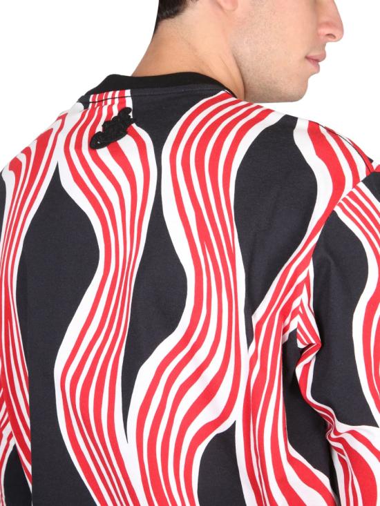 26SS 몽클레어 몽클레르 x JW 앤더슨 프린트 티셔츠  8C00003 829JS999 BLACK - MONCLER