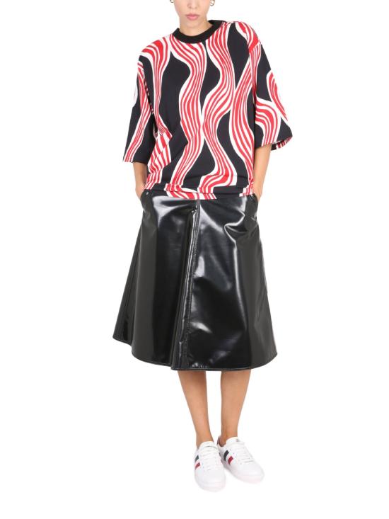 26SS 몽클레어 몽클레르 x JW 앤더슨 프린트 티셔츠  8C00003 829JS999 BLACK - MONCLER