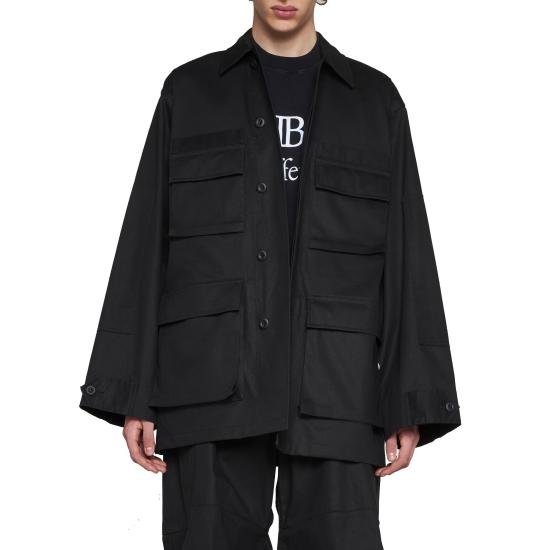 26SS 발렌시아가 자켓 720159 TNP071000 BLACK - BALENCIAGA