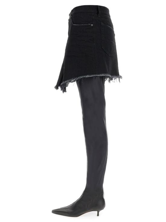  발렌시아가 숏 스커트 704541 TBP471029 BLACK - BALENCIAGA