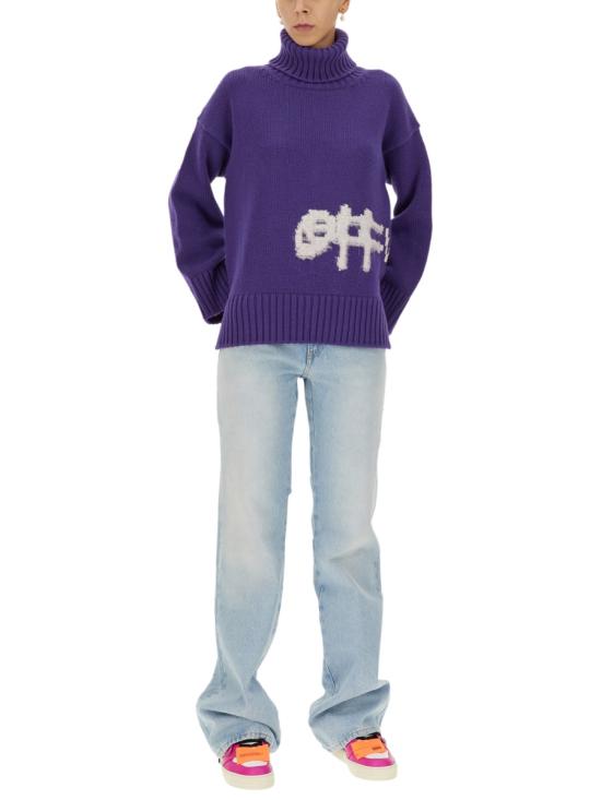  오프화이트 데님 팬츠 OWYA047 F22DEN0014000 BLUE - OFF WHITE