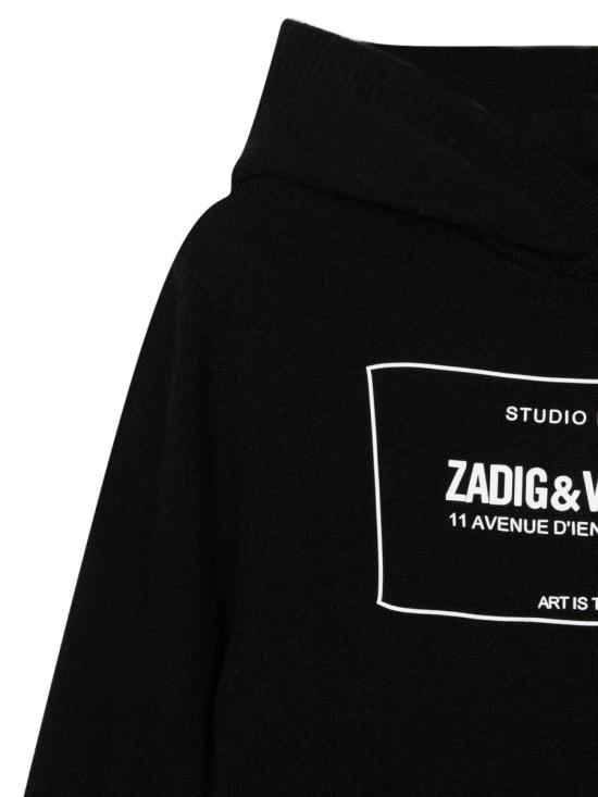  [키즈] 자딕앤볼테르 풀오버 X25322K 09B BLACK - ZADIG & VOLTAIRE