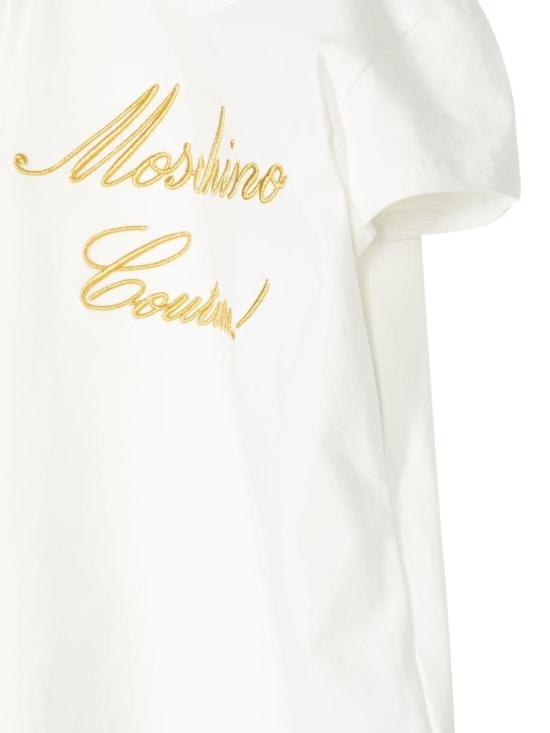  [키즈] 모스키노 티셔츠 HIM042K LBA1110063 WHITE - MOSCHINO