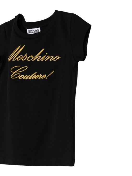  [키즈] 모스키노 티셔츠 HIM042K LBA1160100 BLACK - MOSCHINO