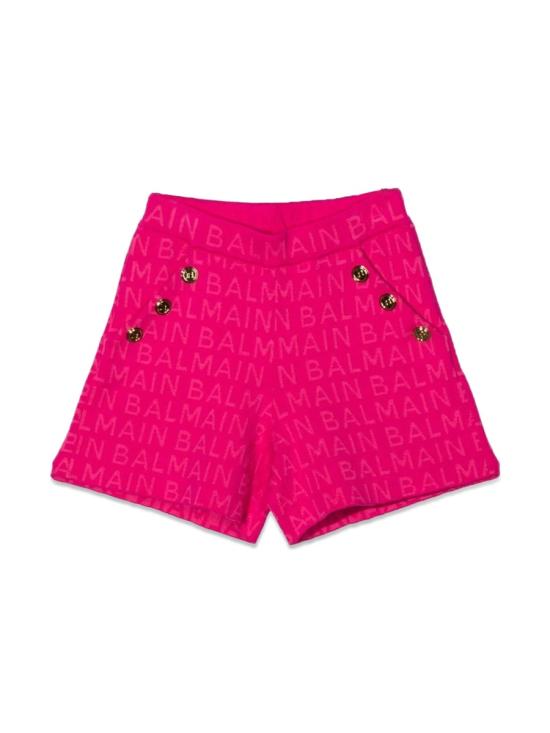  [키즈] 발망 쇼츠/버뮤다 6R6B99K X0005514RS FUCHSIA - BALMAIN