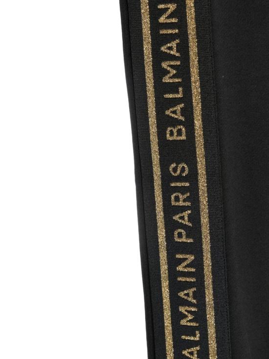  [키즈] 발망 스트레이트 팬츠 6R6C60K F0061930OR BLACK - BALMAIN