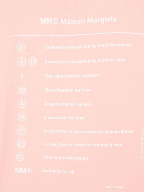  [키즈] MM6 메종마르지엘라 티셔츠 M60242K MM009M6302 PINK - MM6 MAISON MARGIELA