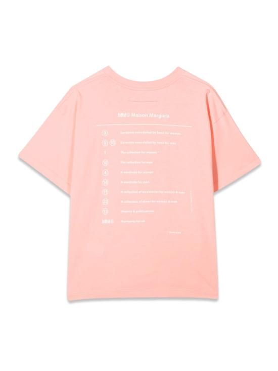  [키즈] MM6 메종마르지엘라 티셔츠 M60242K MM009M6302 PINK - MM6 MAISON MARGIELA