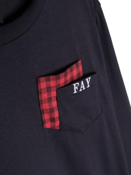 26SS [키즈] 페이 티셔츠 5R8O80K Z0761621RO BLUE - FAY