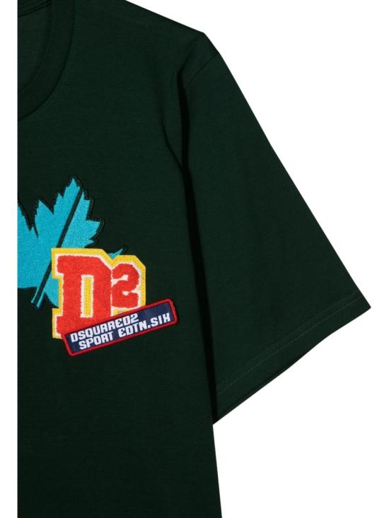  [주니어] 디스퀘어드2 티셔츠 DQ1119T D0097DQ560 GREEN - DSQUARED2