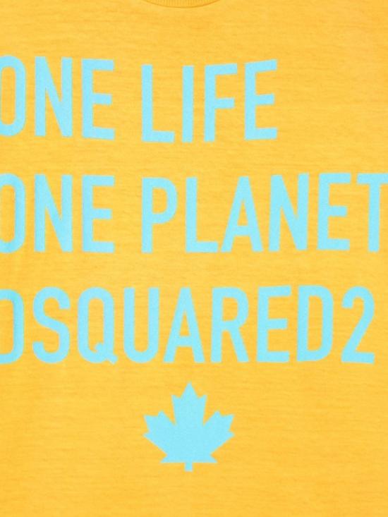  [주니어] 디스퀘어드2 티셔츠 DQ1047T D0058DQ210 YELLOW - DSQUARED2