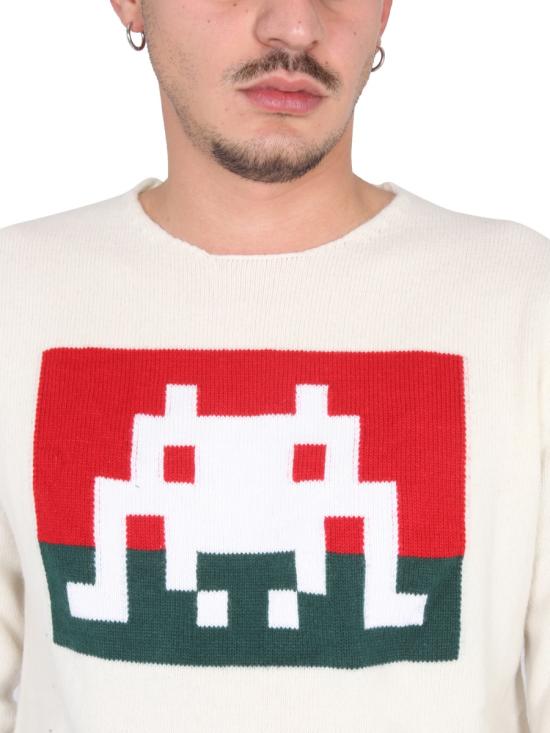  꼼데가르송 스웨터 FJ N007 3 BEIGE - COMME DES GARCONS