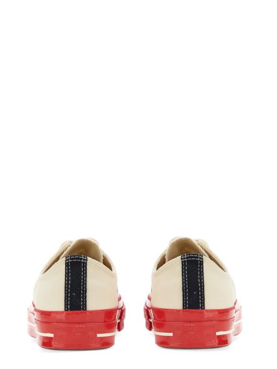  꼼데가르송 플레이 X 컨버스 스니커즈 P1K123 2 WHITE - COMME DES GARCONS PLAY CONVERSE