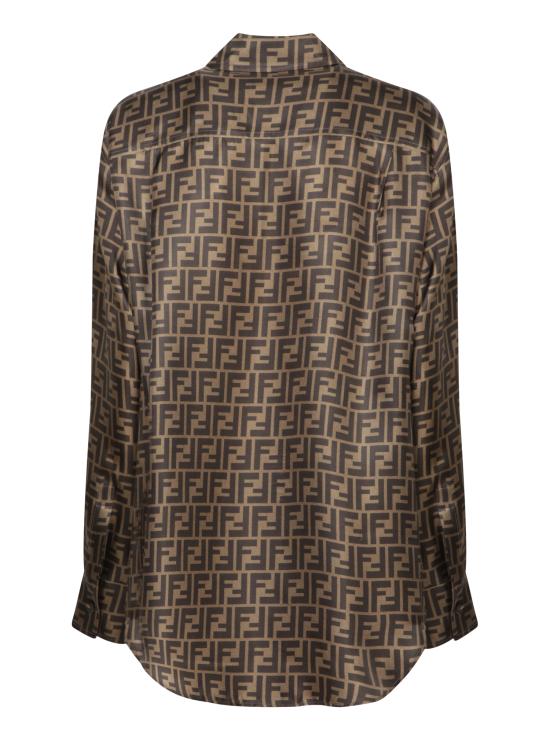 25SS 펜디 셔츠 FS8107 A8G3 F118W Brown - FENDI