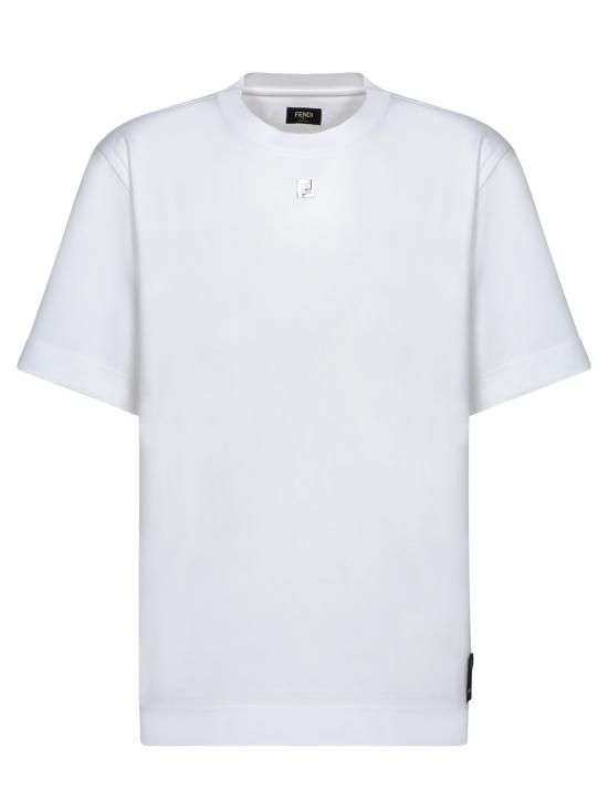25SS 펜디 코튼 티셔츠 FY0936 ARYY F0QA0 White