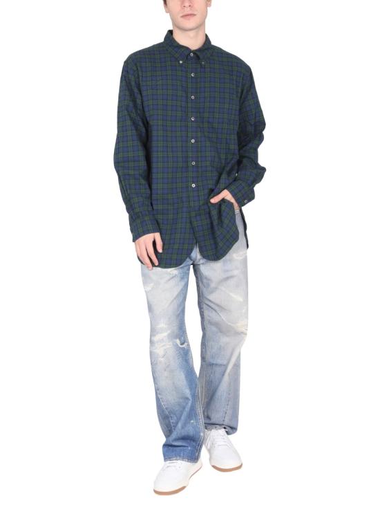 엔지니어드가먼츠 긴팔 셔츠 22F1A001 RK232 BLACK - ENGINEERED GARMENTS