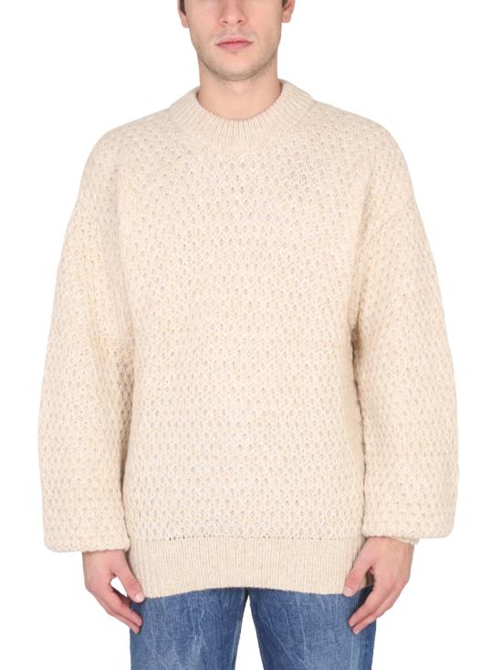  세퍼 스웨터 402LEOTWO TWOTONEWOOL IVORY