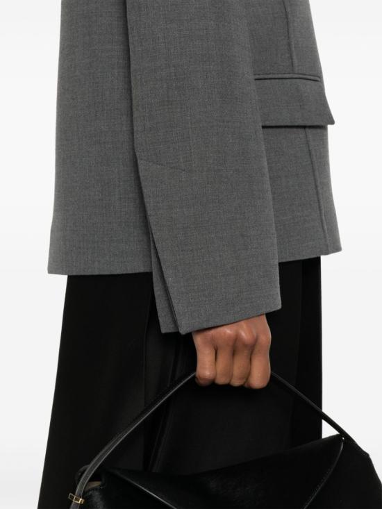 25SS 토템 긴팔 티셔츠 251 WRT0459 FB0061074 Grey - TOTEME