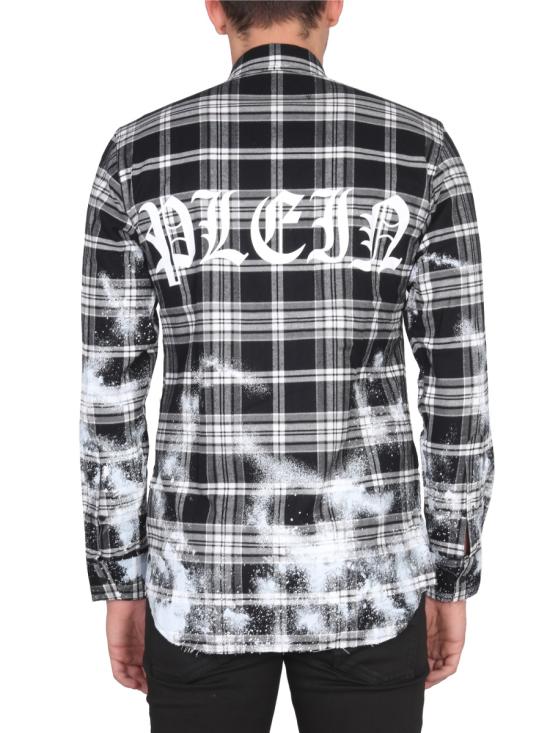  필립 플레인 긴팔 셔츠 AABCMRP1837 PTE003N02 BLACK - PHILIPP PLEIN